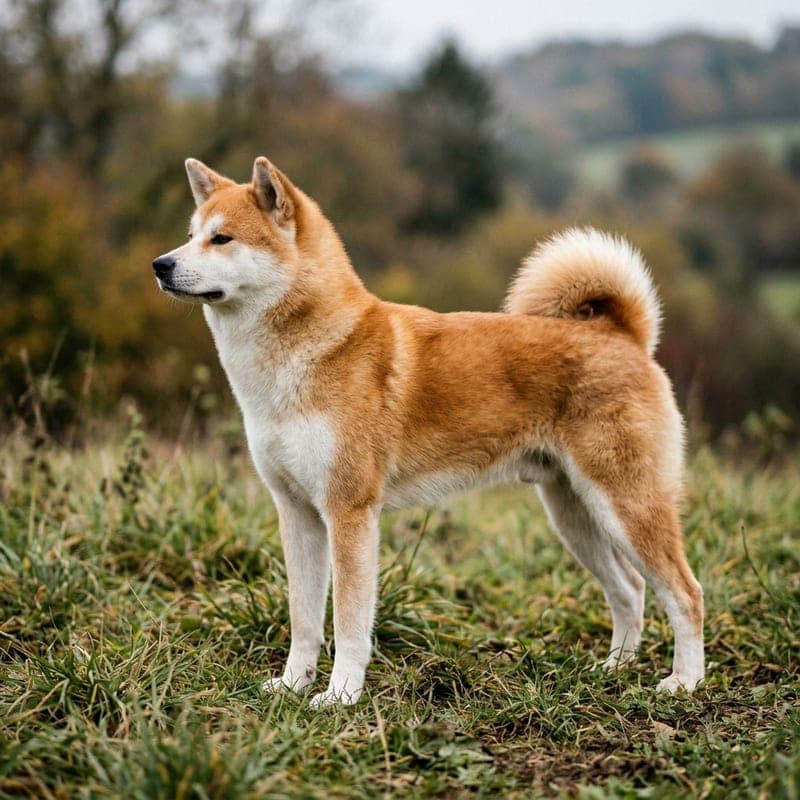 A Japanese Akita Inu