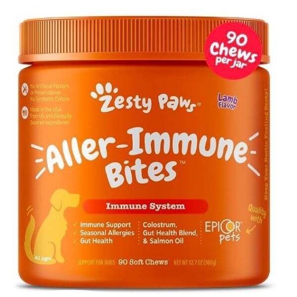 Zesty Paws Allergy Immune Bites-petmeetly.com